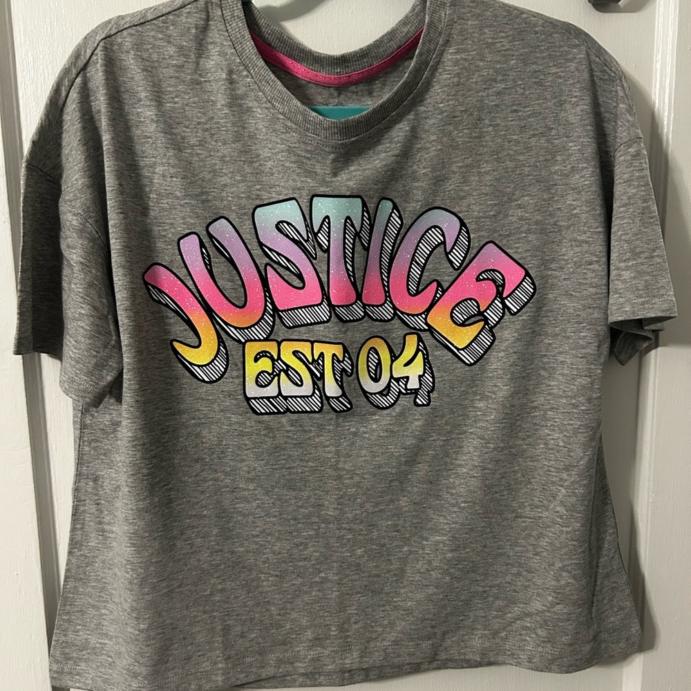 Justice Multicolor Graphic Tee